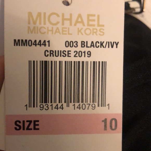 Michael kors black, white & grey swimsuit size 10 - Picture 5 of 5